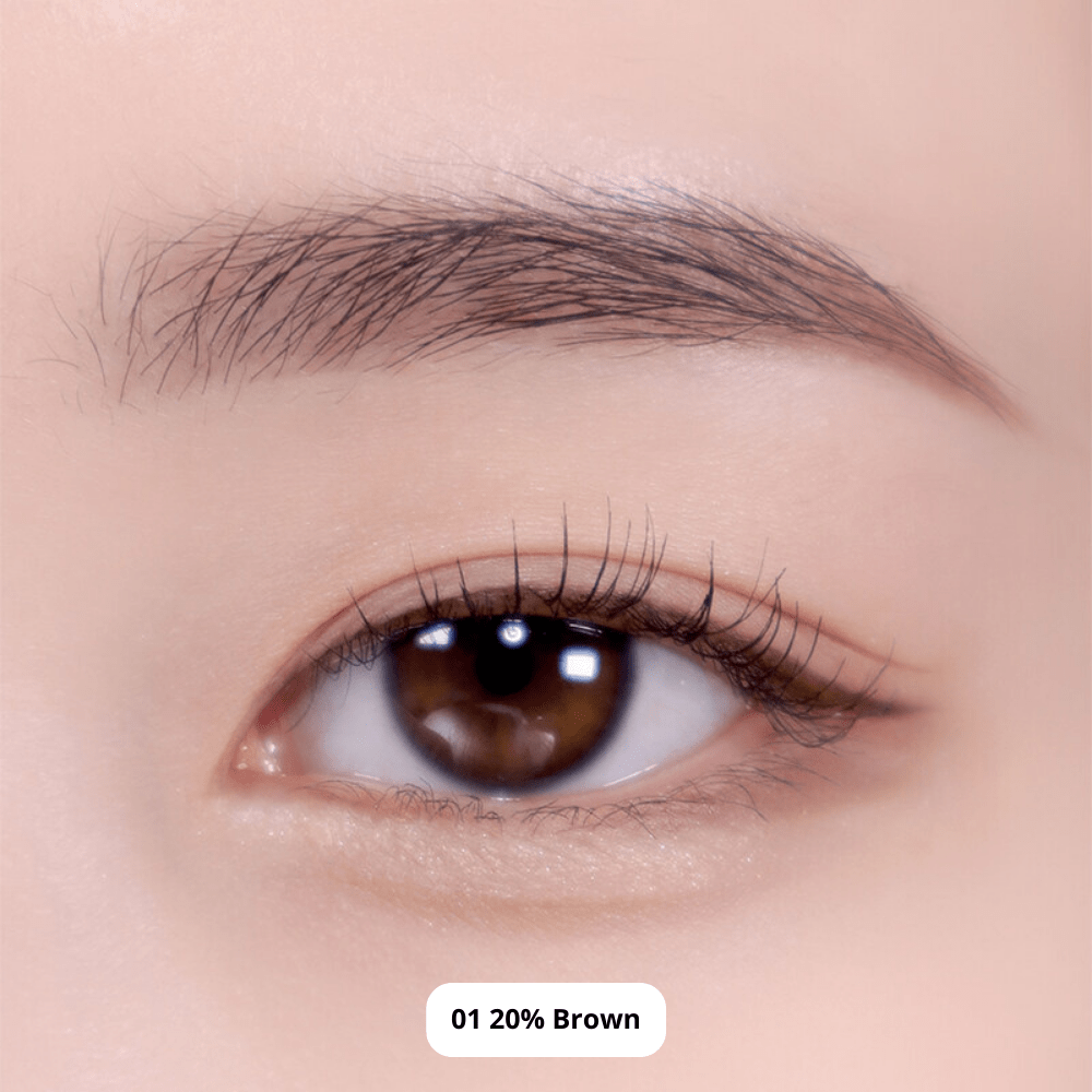 COLORGRAM Shade Re-Forming Brush Liner 02 30% Brown, Hypoallergenic Smudge  Proof Eyeliner Brush, Liquid Eyeliner Brown for Eye Makeup, Korean Eyeliner  Brushes Fine Point